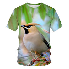 Load image into Gallery viewer, Printing T-shirt casual T shirt novelty Animal Little bird summer breathable 3d t-shirts high quality hip hop streetwear tshirts