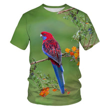 Load image into Gallery viewer, Printing T-shirt casual T shirt novelty Animal Little bird summer breathable 3d t-shirts high quality hip hop streetwear tshirts