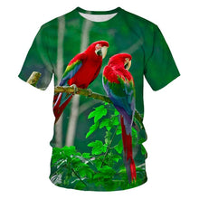 Load image into Gallery viewer, Printing T-shirt casual T shirt novelty Animal Little bird summer breathable 3d t-shirts high quality hip hop streetwear tshirts