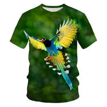 Load image into Gallery viewer, Printing T-shirt casual T shirt novelty Animal Little bird summer breathable 3d t-shirts high quality hip hop streetwear tshirts