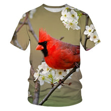 Load image into Gallery viewer, Printing T-shirt casual T shirt novelty Animal Little bird summer breathable 3d t-shirts high quality hip hop streetwear tshirts