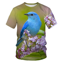 Load image into Gallery viewer, Printing T-shirt casual T shirt novelty Animal Little bird summer breathable 3d t-shirts high quality hip hop streetwear tshirts