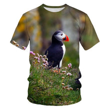 Load image into Gallery viewer, Printing T-shirt casual T shirt novelty Animal Little bird summer breathable 3d t-shirts high quality hip hop streetwear tshirts
