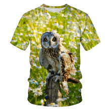 Load image into Gallery viewer, Printing T-shirt casual T shirt novelty Animal Little bird summer breathable 3d t-shirts high quality hip hop streetwear tshirts
