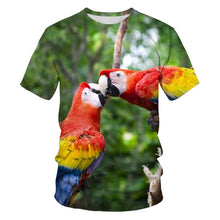 Load image into Gallery viewer, Printing T-shirt casual T shirt novelty Animal Little bird summer breathable 3d t-shirts high quality hip hop streetwear tshirts
